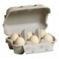 17010 Eier weiss Packung offen Erzi