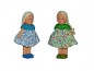 Puppenstubenpuppe M�dchen blond
