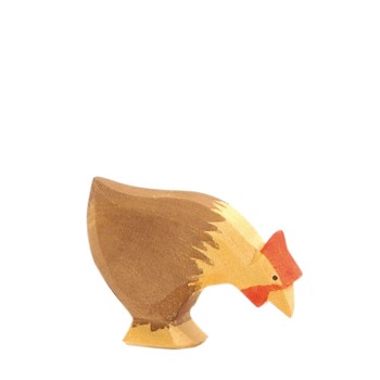 Huhn braun pickend Ostheimer