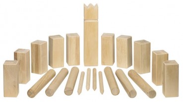Wikingerspiel Kubb, im Baumwollbeutel