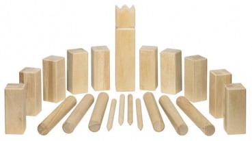 Wikingerspiel Kubb, im Baumwollbeutel