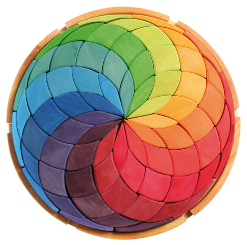 Grimms Spiel und Holzdesign  43370  kleine Farbspirale 72 Teile 