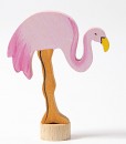Geburtstagsstecker Flamingo